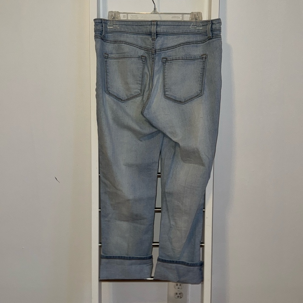 Ann Taylor Loft Curvy Straight Sz 8/29 Light Wash 5 Pocket Jeans - Picture 3 of 6